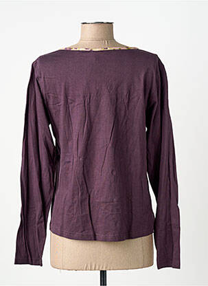 T-shirt manches longues manches longues violet RHUM RAISIN femme
