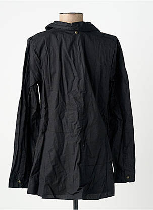 Chemisier coupe cintrée manches longues noir RHUM RAISIN femme