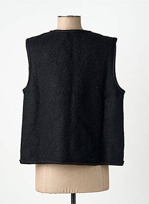 Gilet sans manche coupe droite noir RHUM RAISIN femme