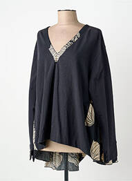 Blouse manches longues manches longues noir RHUM RAISIN femme