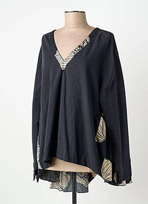 Blouse manches longues manches longues noir RHUM RAISIN femme