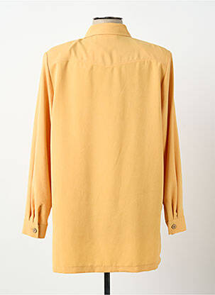 Chemisier coupe cintrée manches longues jaune PRUNELLE femme