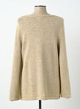 Gilet manches longues stretch beige FINETTE femme