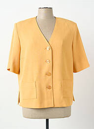 Veste chic col v orange PIER BÉ femme
