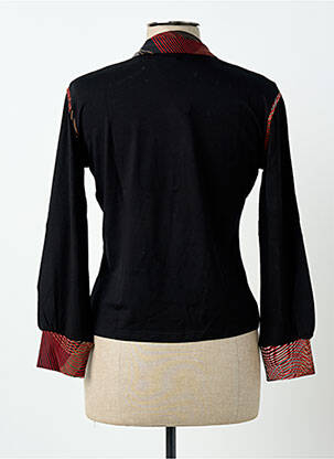 Top stretch manches 3/4 noir CLAUDE DE SAIVRE femme