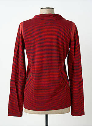 T-shirt manches longues manches longues rouge CLAUDE DE SAIVRE femme