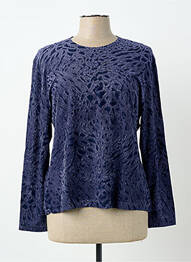 Top stretch manches longues violet FINETTE femme