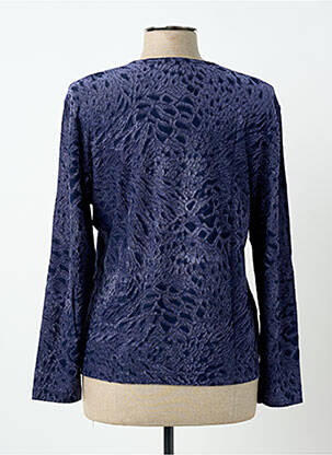 Top stretch manches longues violet FINETTE femme