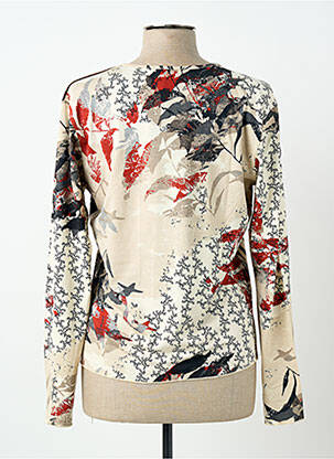 Top stretch manches longues beige FINETTE femme