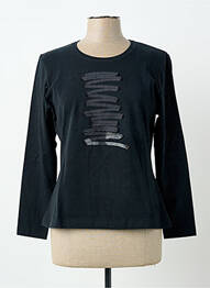 T-shirt manches longues manches longues noir PIER BÉ femme
