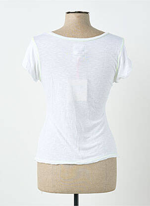 T-shirt stretch manches courtes blanc CAP JULUCA femme