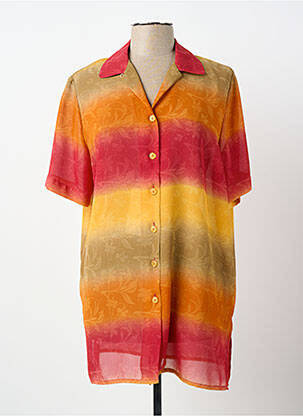 Chemisier manches courtes manches courtes rouge PIER BÉ femme