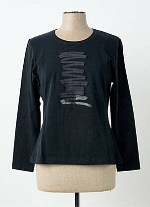 T-shirt stretch manches longues noir PIER BÉ femme