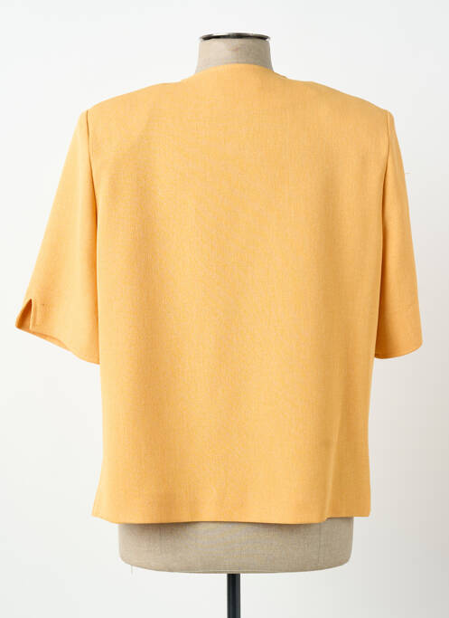 Veste chic tissage crêpe orange PIER BÉ femme
