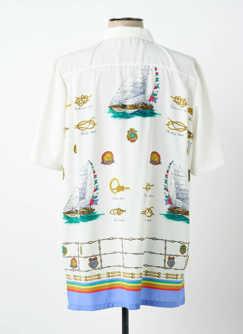 Chemisier manches courtes manches courtes blanc PIER BÉ femme