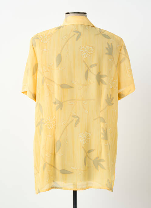 Chemisier manches courtes manches courtes jaune PIER BÉ femme