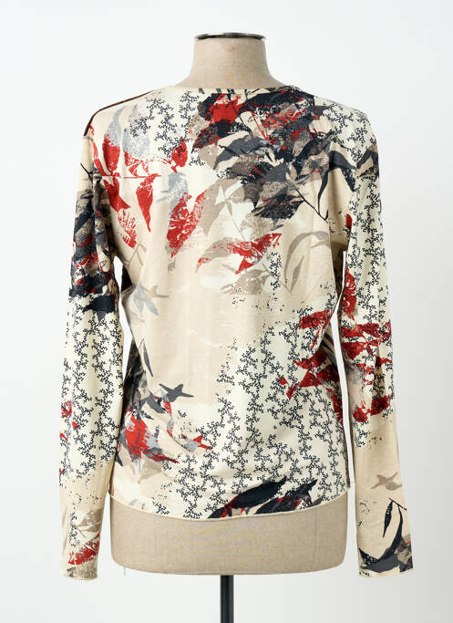 Top stretch manches longues beige FINETTE femme