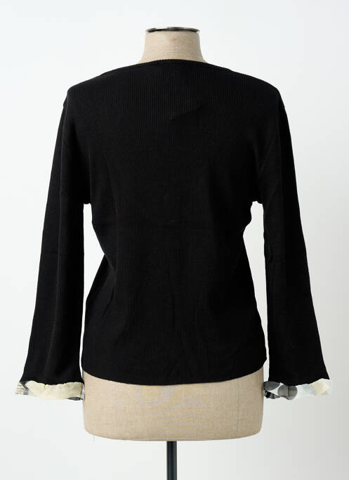 Top stretch manches longues noir INFINITY femme