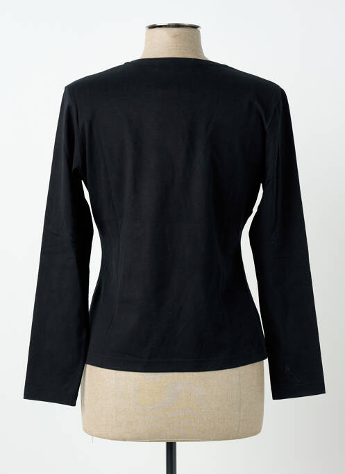 T-shirt sérigraphie manches longues noir PIER BÉ femme