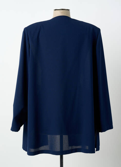 Veste chic col v bleu PIER BÉ femme