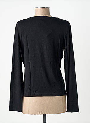 T-shirt manches longues manches longues noir MSN femme