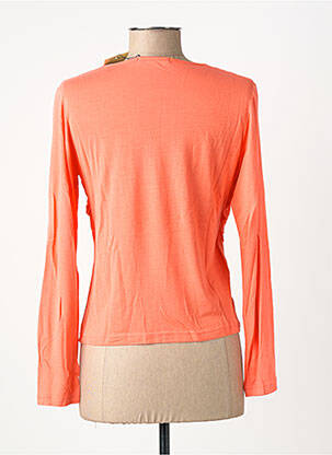 T-shirt manches longues manches longues orange MSN femme