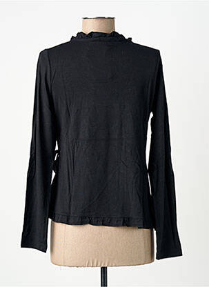 T-shirt manches longues manches longues noir MSN femme