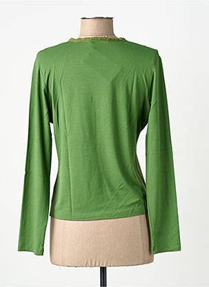 T-shirt manches longues manches longues vert MSN femme
