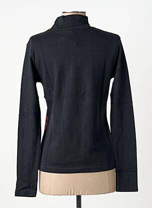 T-shirt manches longues manches longues noir CARNET DE BORD femme