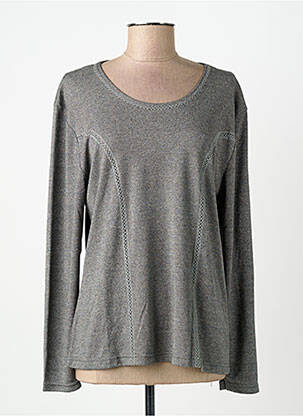 T-shirt manches longues manches longues gris FINETTE femme