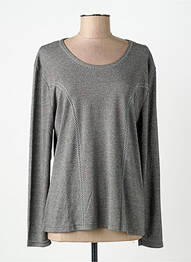 T-shirt manches longues manches longues gris FINETTE femme