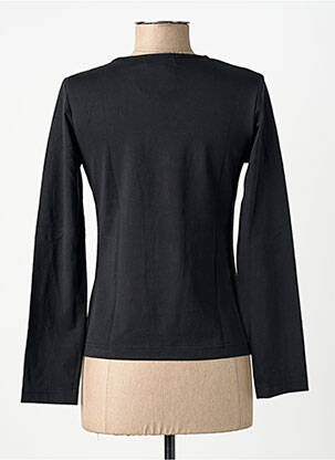 T-shirt manches longues manches longues noir MAE MAHE femme