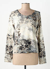 T-shirt manches longues manches longues beige FINETTE femme