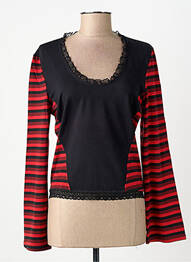 T-shirt manches longues manches longues noir BOSCA femme