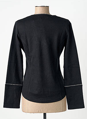 T-shirt manches longues manches longues noir CARNET DE BORD femme