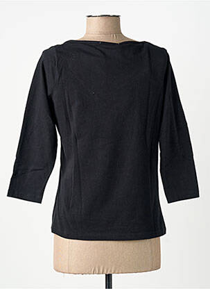 T-shirt manches 3/4 manches 3/4 noir MSN femme
