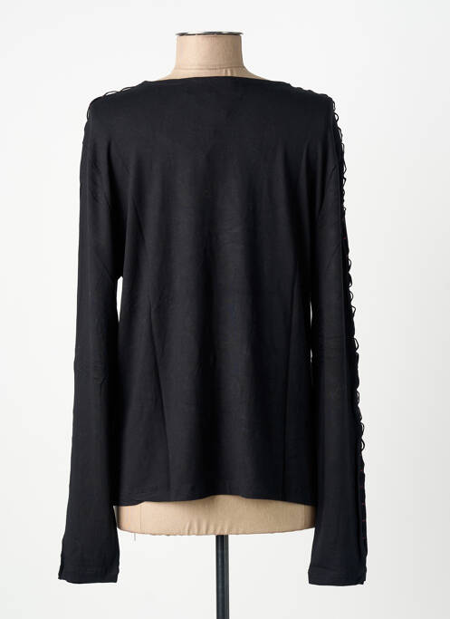 T-shirt manches longues manches longues noir FINETTE femme