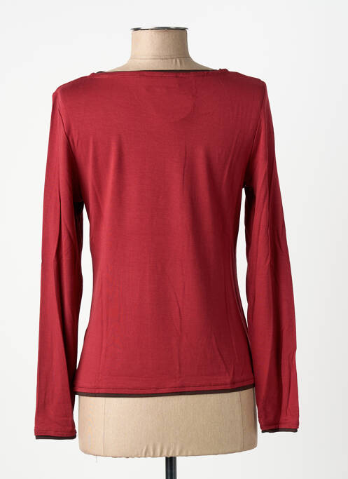 T-shirt manches longues manches longues rouge MAE MAHE femme