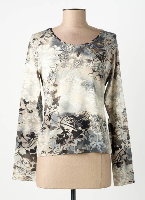 T-shirt manches longues manches longues beige FINETTE femme