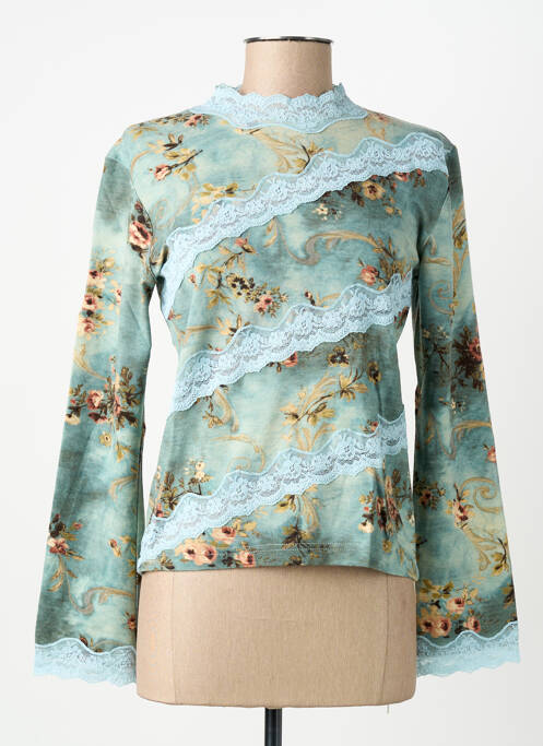 T-shirt manches longues manches longues bleu PAUL BRIAL femme