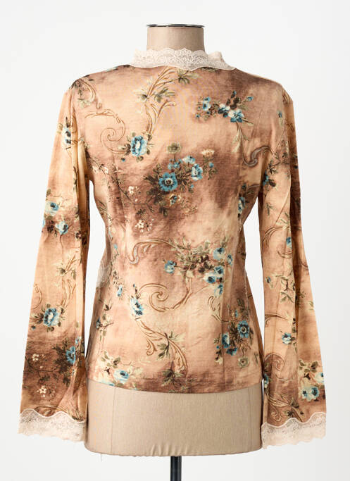 T-shirt marron PAUL BRIAL femme