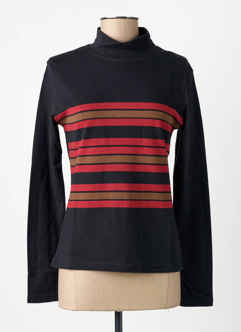 T-shirt noir CARNET DE BORD femme