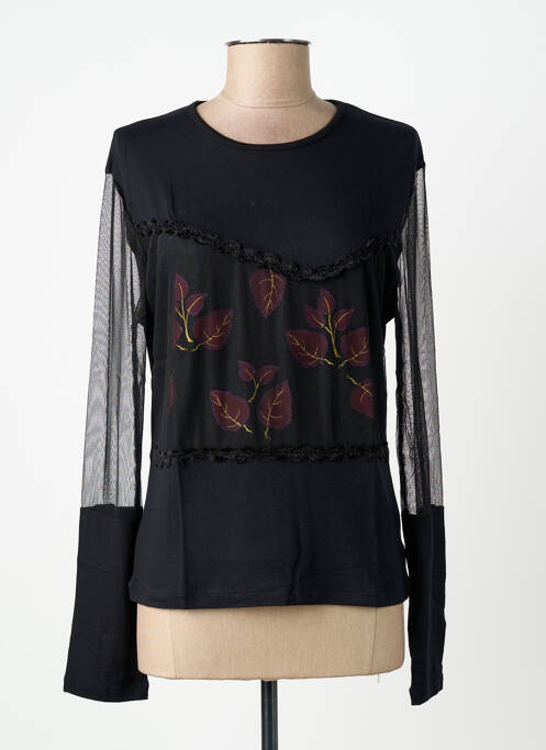 T-shirt noir FINETTE femme