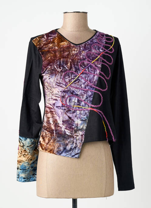 T-shirt noir FINETTE femme