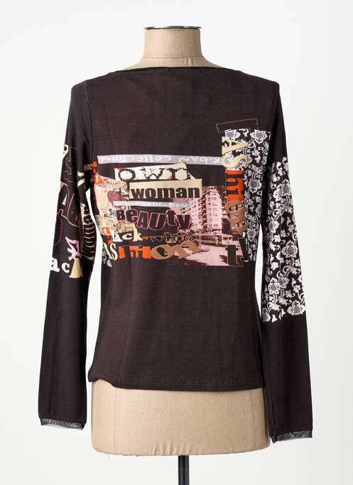 T-shirt noir MSN femme