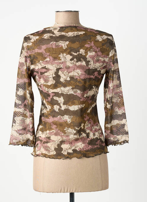 T-shirt vert CARNET DE BORD femme