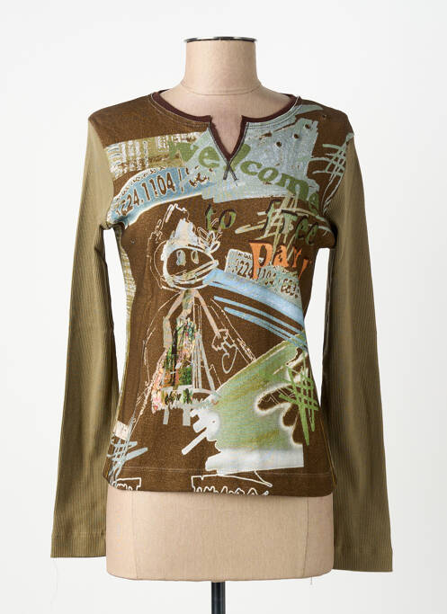 T-shirt vert MSN femme