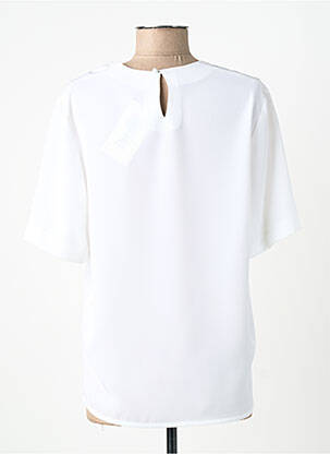 Top manches courtes manches courtes blanc PIER BÉ femme