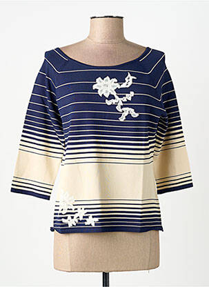 Top bleu FINETTE femme