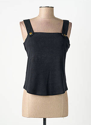 Top noir CARNET DE BORD femme